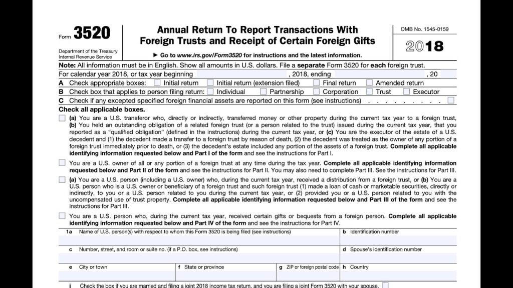 Form 3520 & 3520-A Explained: IRS Reporting Rules for Foreign Founders