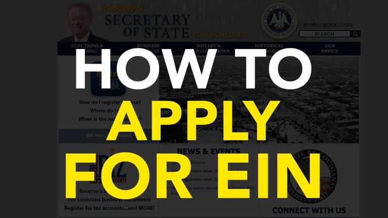 How to Apply for an EIN with the IRS | Step-by-Step Guide